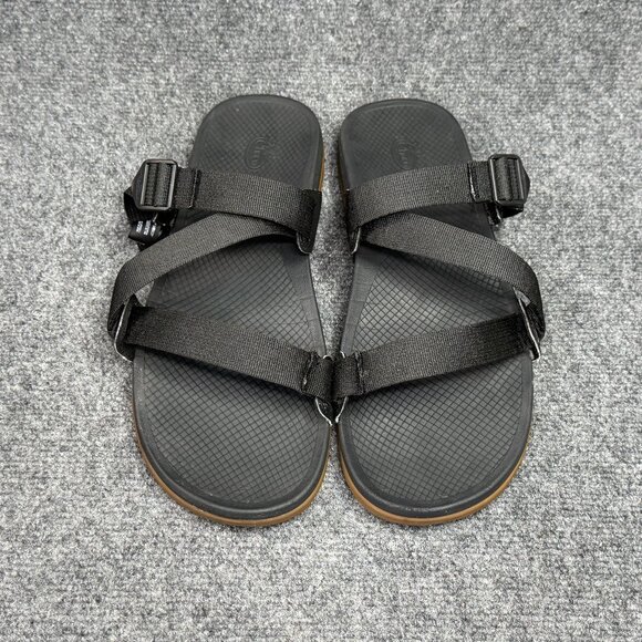 Chaco Lowdown Slide Sandals Mens Size 15 Black Athletic Recovery Beach Flip Flop main image 9